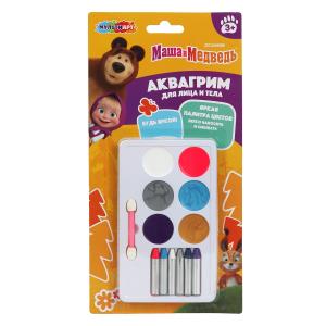 Аквагрим МИКС Маша и Медведь маша и медведь МУЛЬТИ АРТ FACEPAINT-127100