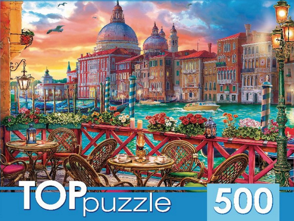 Пазлы 500 эл, Вид на Санта Мария делла Салюте TOPpuzzle, Ф500-7727